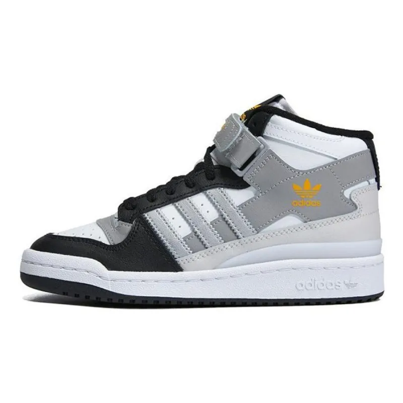 (GS) adidas originals Forum Mid 'White Black Silver' GY7062 sold by KicksCrew