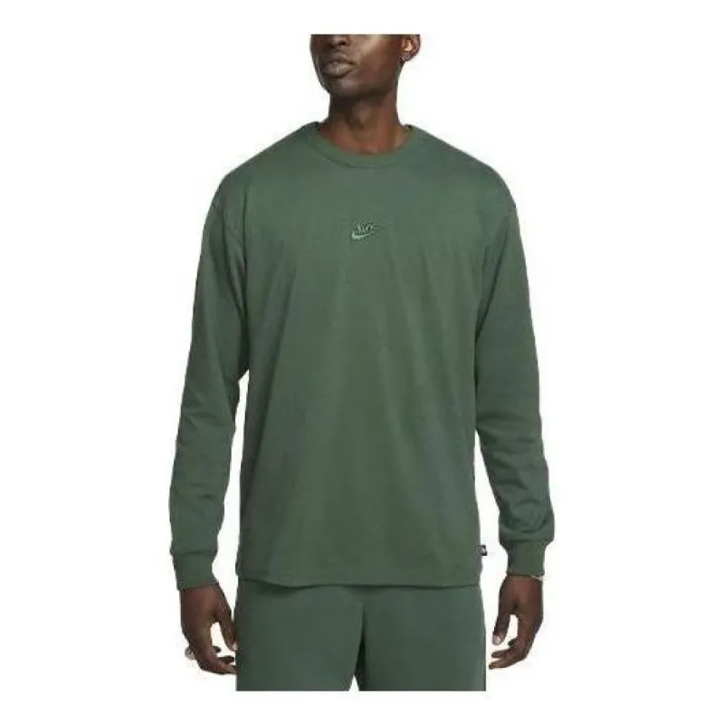 Nike Sportswear Premium Essentials Long-Sleeve T-Shirt 'Fir' DO7390-323 sold by KicksCrew