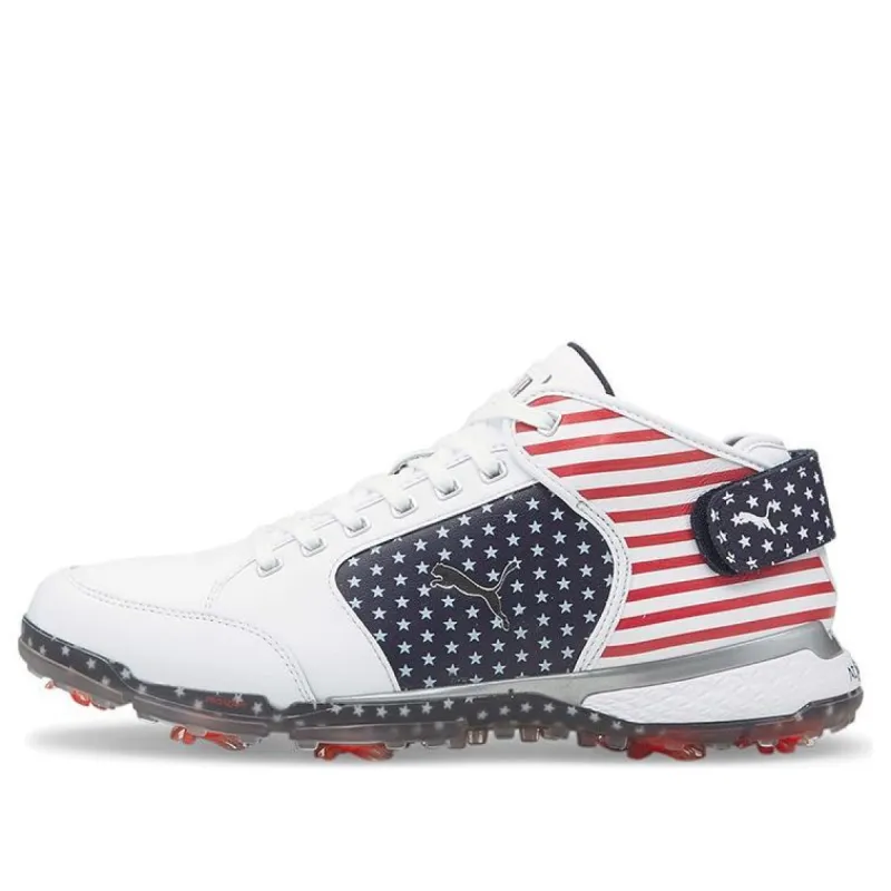 Puma Golf Pro Adapt Delta 'White Blue Red' 376402-01 sold by KicksCrew