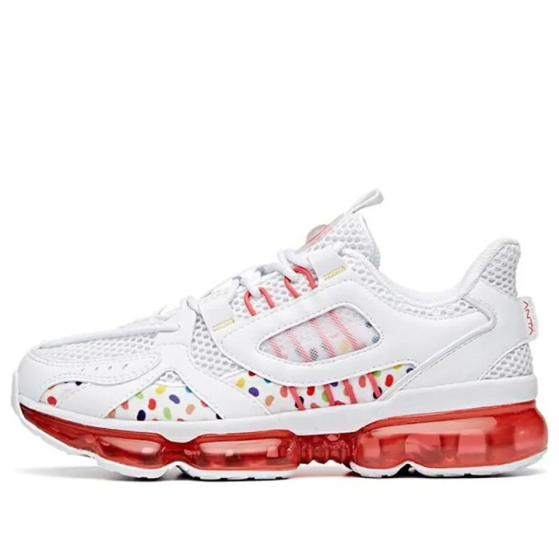 (WMNS) ANTA New Air Cushion Running Shoes 'White Red' 922025504-8 sold by KicksCrew