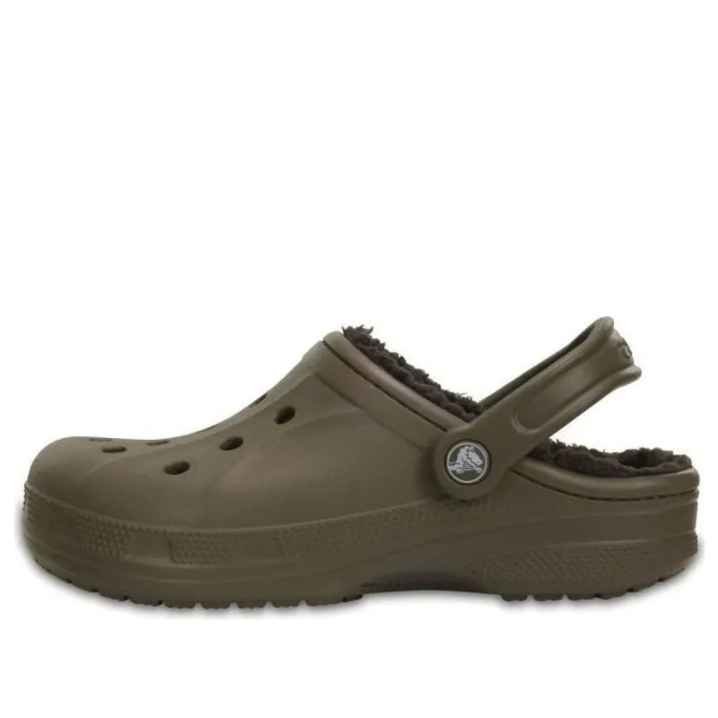 Crocs Winter Lined Clogs 'Walnut Espresso' 203766-23J sold by KicksCrew