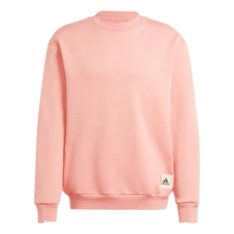 adidas Lounge Fleece Sweatshirt 'Pink' IM0490 sold by KicksCrew