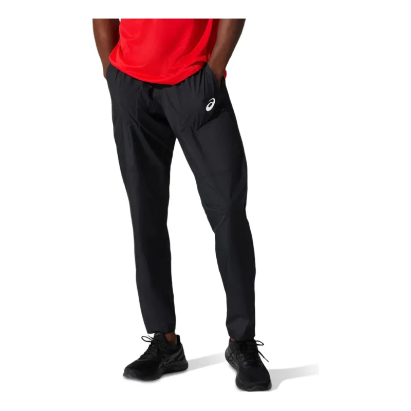 Asics Silver Woven Pants 'Black' 2011C363-001 sold by KicksCrew