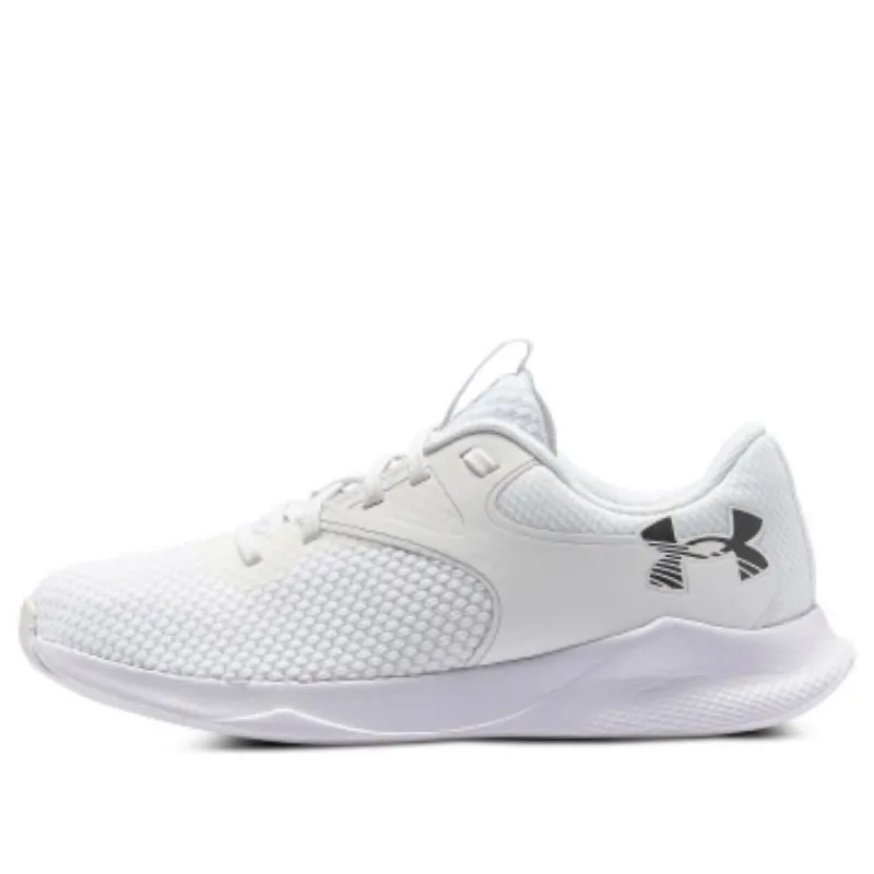 (WMNS) Under Armour Charged Aurora 2 'White Metallic Warm Silver' 3025060-100 sold by KicksCrew