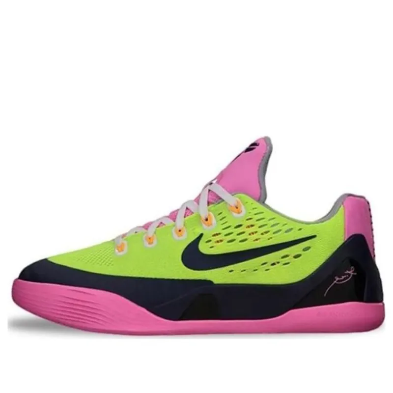 (GS) Nike Kobe 9 EM 'Volt Navy Pink' 653593-701 sold by KicksCrew