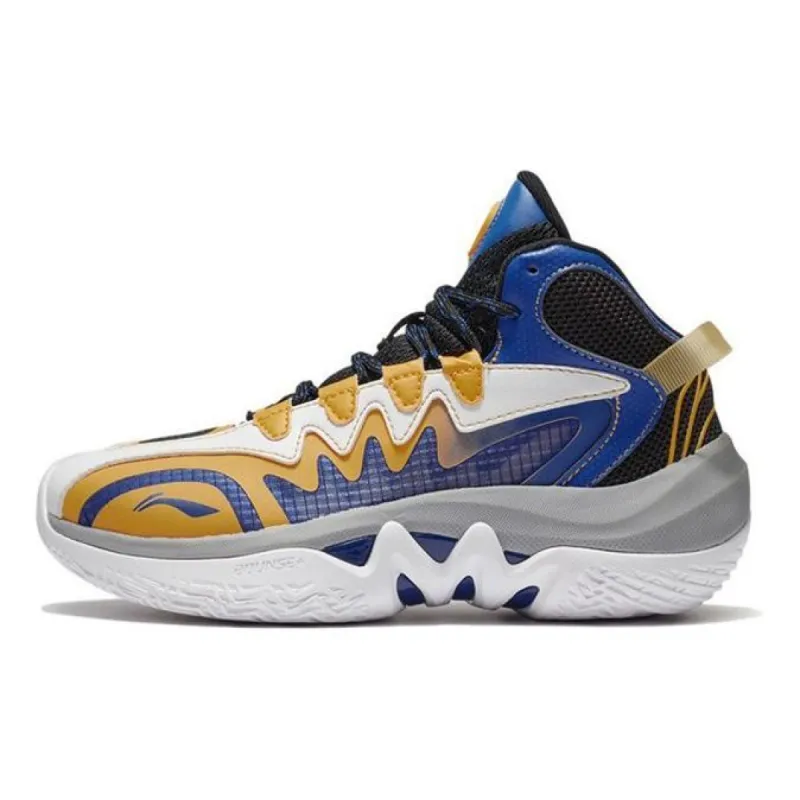 (GS) Li-Ning Team 2.0 Mid 'Blue Yellow' YKBS004-5 sold by KicksCrew