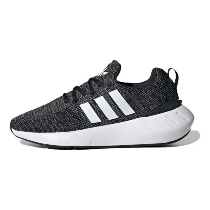(GS) adidas originals Swift Run 22 'Core Black White' GW8176 sold by KicksCrew