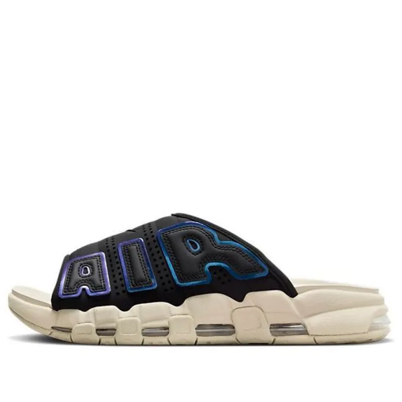 Nike Air More Uptempo Slide 'Black Sanddrift Iridescent' FB7799-001 sold by KicksCrew