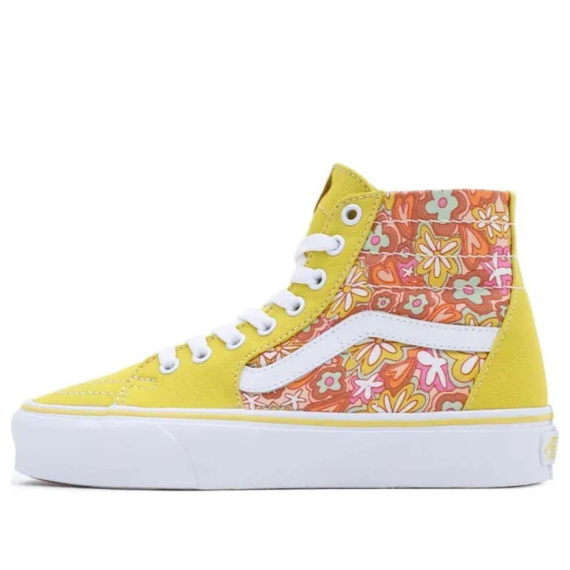 Vans SK8-Hi Tapered Shoes 'Yellow Multicolor' VN0A5KRUBLX sold by KicksCrew