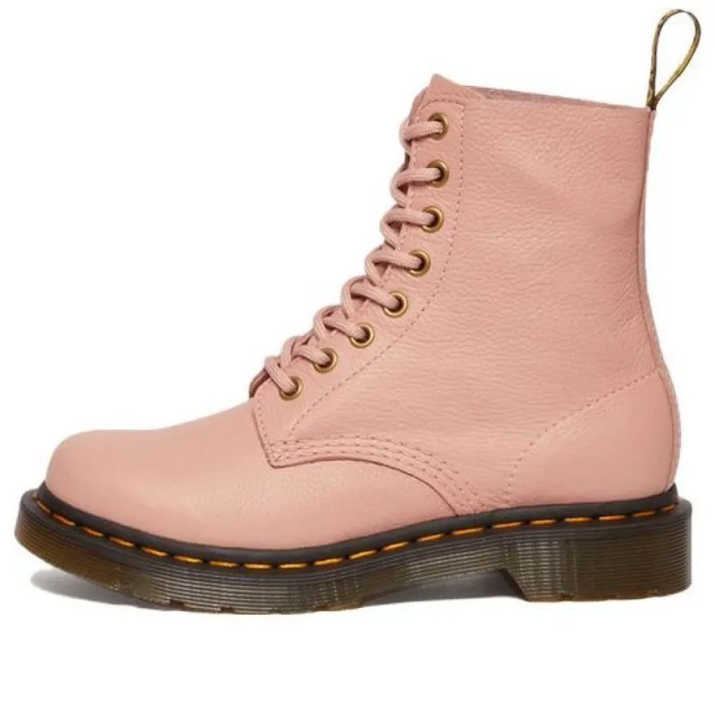 (WMNS) Dr.Martens 1460 Pascal Virginia Leather Boots 'Peach Beige' 26802329 sold by KicksCrew