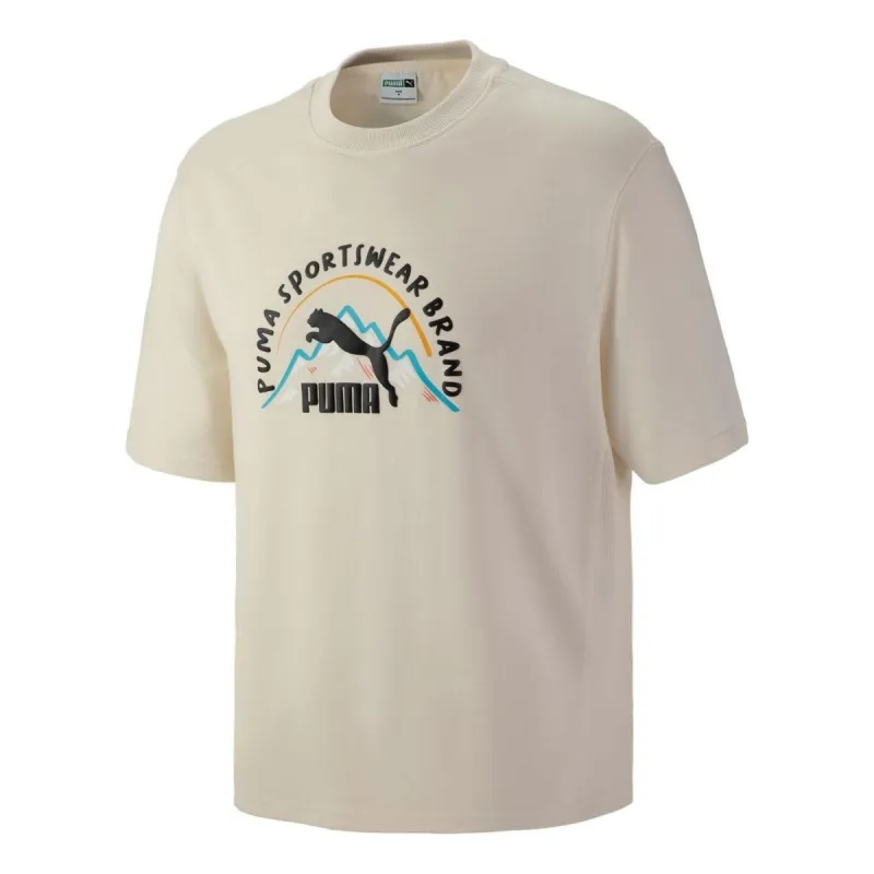 Puma Camping Sportswear Mountain Tee 'White' 537390-65 sold by KicksCrew