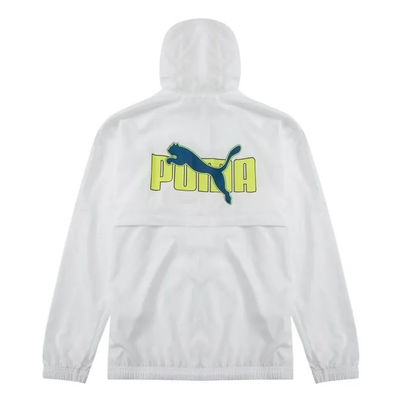 Puma Graphic Cool Jacket 'White' 537185-02 sold by KicksCrew