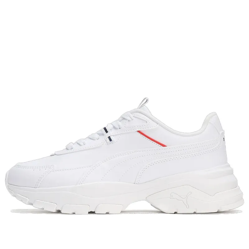 (WMNS) Puma Cassia Via 'White Red' 394121-03 sold by KicksCrew