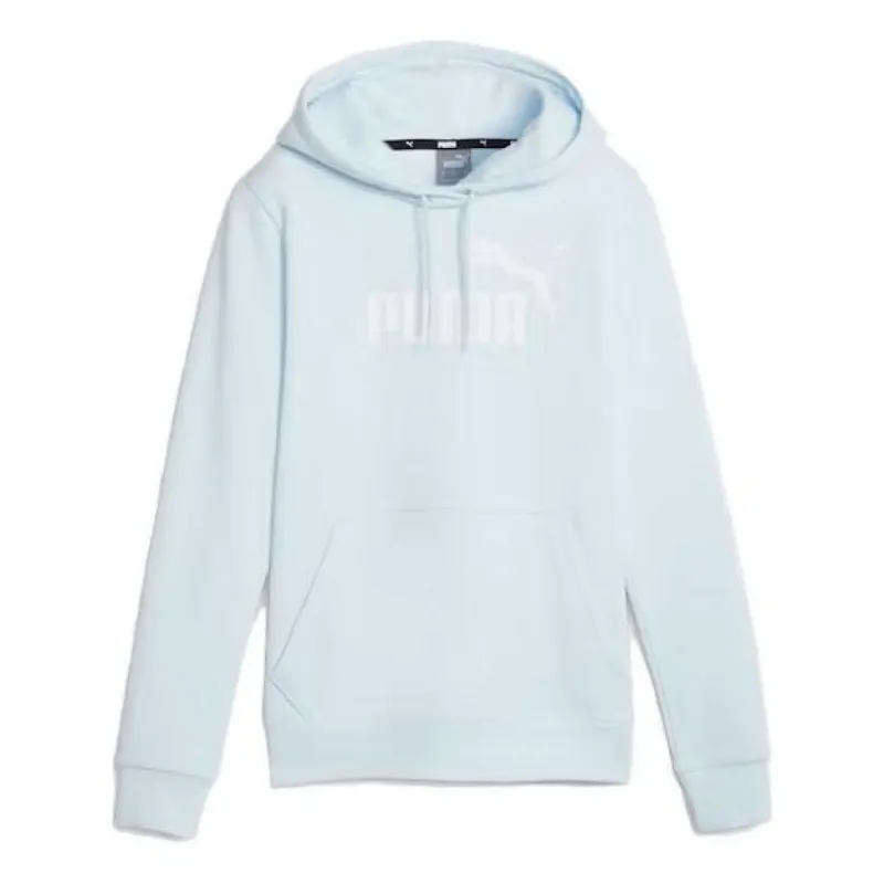 (WMNS) Puma Essentials Logo Hoodie 'Light Blue' 586789-69 sold by KicksCrew