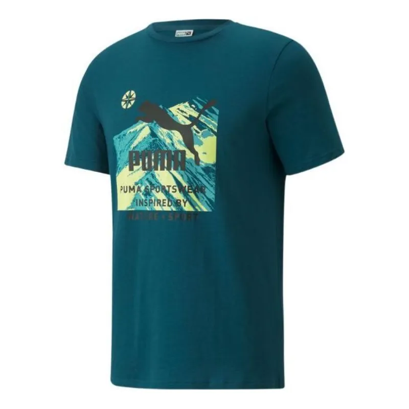Puma Sport Fit Short Sleeve Training T-Shirt 'Blue' 536964-44 sold by KicksCrew