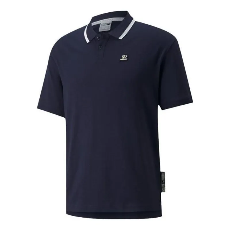 Puma Team Polo Tee 'Navy' 536945-06 sold by KicksCrew