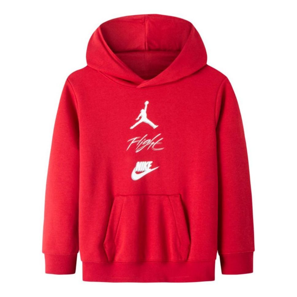 (PS) Air Jordan Logo Flight Hoodie 'Red' DV9526-687 sold by KicksCrew