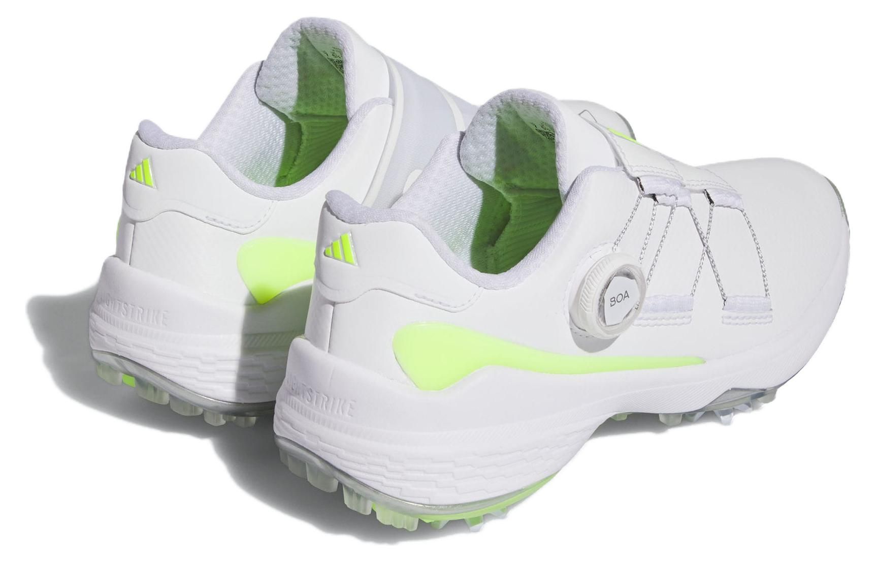 (WMNS) Adidas ZG23 BOA Lightstrike Golf Shoes 'Silver Metallic Gold Beam Pink' IE2134 sold by KicksCrew product image thumbnail 3