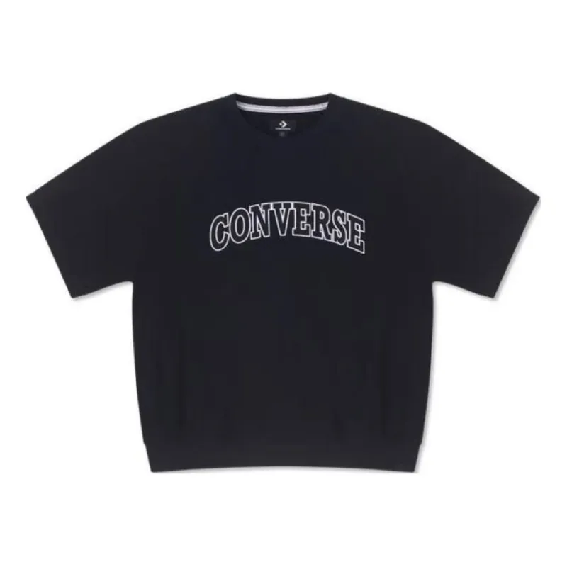 Converse Retro Chuck Crew T-shirt 'Black' 10026428-A01 sold by KicksCrew
