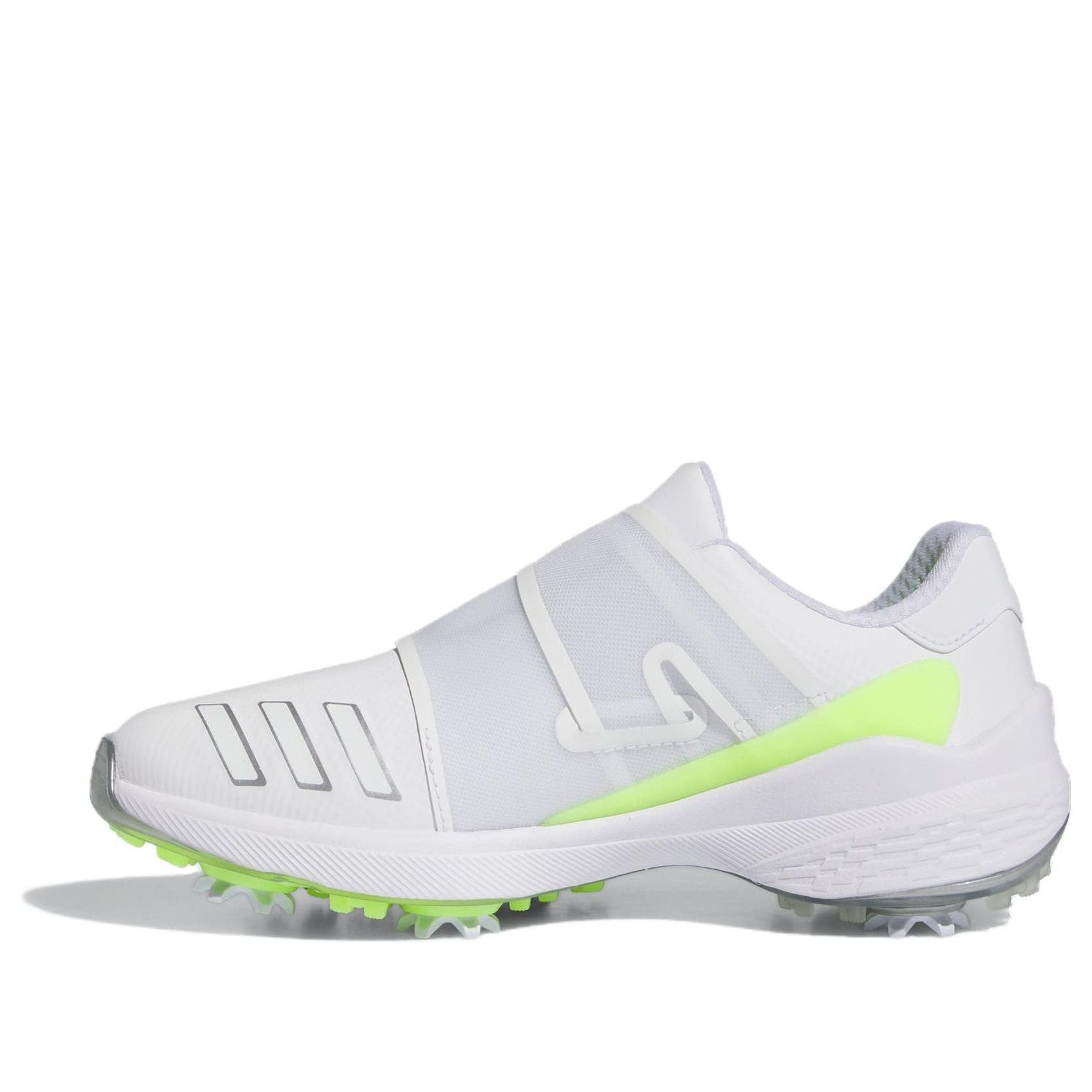 (WMNS) Adidas ZG23 BOA Lightstrike Golf Shoes 'Silver Metallic Gold Beam Pink' IE2134 sold by KicksCrew