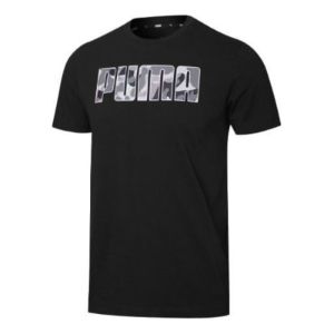 Puma Rebal Graphic T-Shirt 'Black' 846002-01 sold by KicksCrew