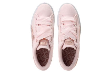 (WMNS) Puma Basket Heart Canvas 'Pink' 366495-02 sold by KicksCrew