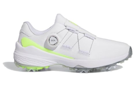 (WMNS) Adidas ZG23 BOA Lightstrike Golf Shoes 'Silver Metallic Gold Beam Pink' IE2134 sold by KicksCrew