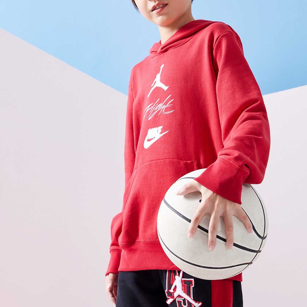 (PS) Air Jordan Logo Flight Hoodie 'Red' DV9526-687 sold by KicksCrew product image thumbnail 4