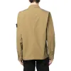 STONE ISLAND Flap Pocket Logo Patch Shirt 'Brown' 781511729-V0098 sold by KicksCrew