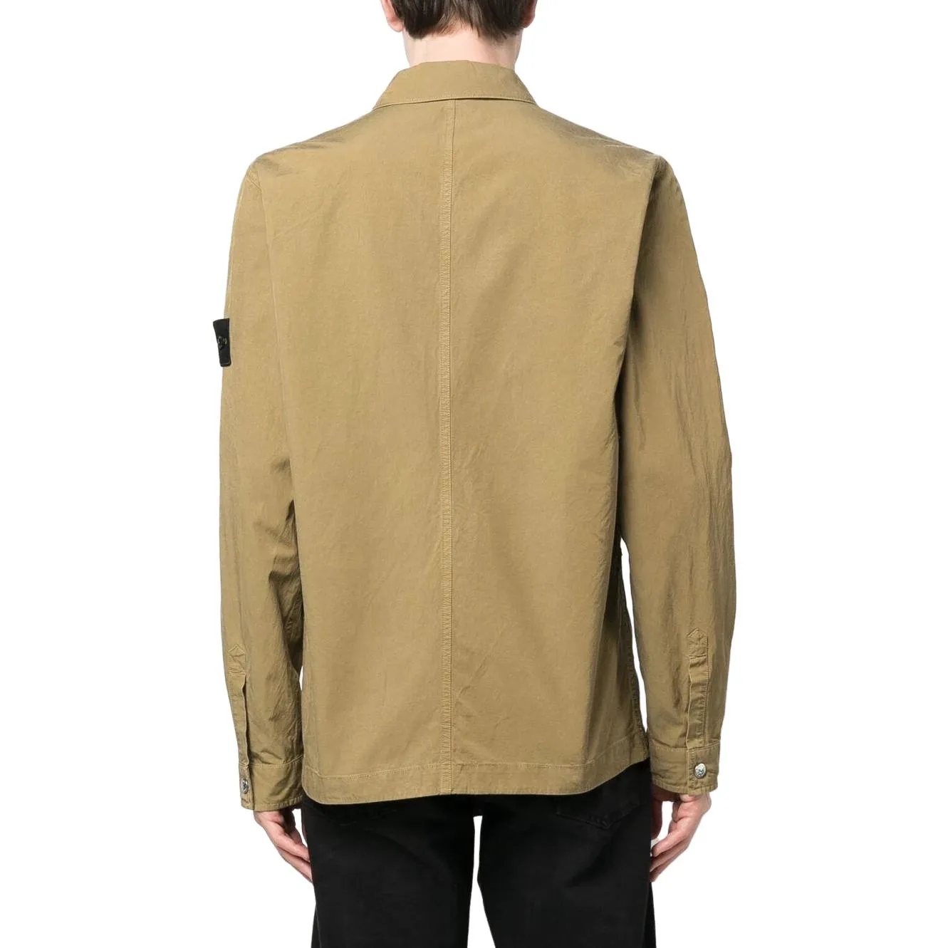 STONE ISLAND Flap Pocket Logo Patch Shirt 'Brown' 781511729-V0098 sold by KicksCrew product image thumbnail 2