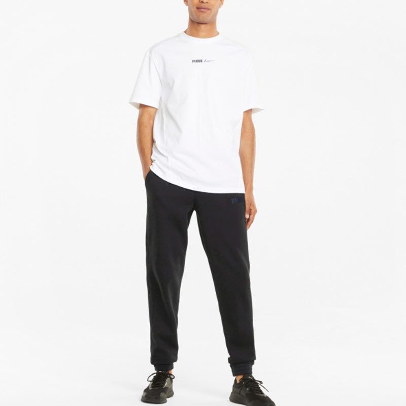 Puma Modern Basics Logo Pants 'Black' 846416-01 sold by KicksCrew product image thumbnail 3