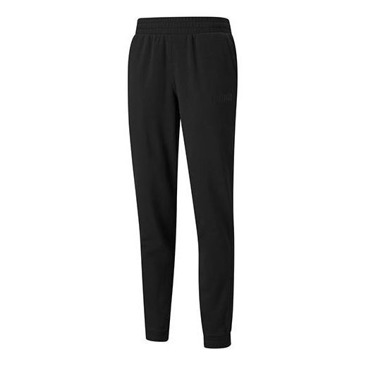 Puma Modern Basics Logo Pants 'Black' 846416-01 sold by KicksCrew