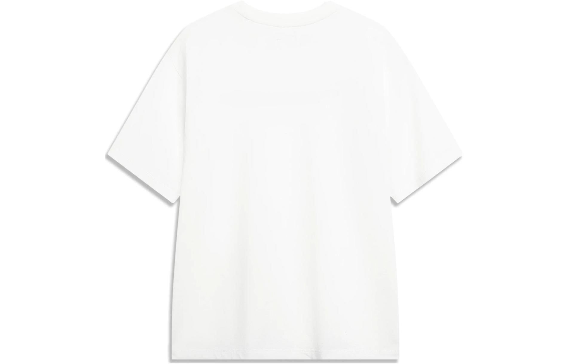Li-Ning Logo Loose Fit T-shirt 'White' AHST723-7 sold by KicksCrew product image thumbnail 2