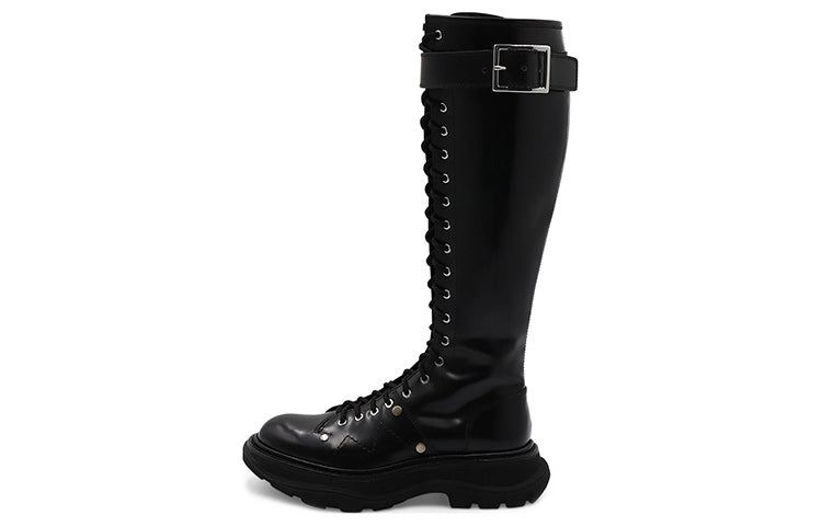 (WMNS) Alexander McQueen Tread Slick Boot 'Black' 595466WHZ811081 sold by KicksCrew product image thumbnail 2