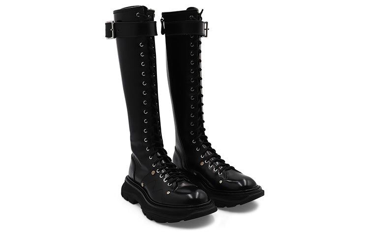 (WMNS) Alexander McQueen Tread Slick Boot 'Black' 595466WHZ811081 sold by KicksCrew product image thumbnail 3