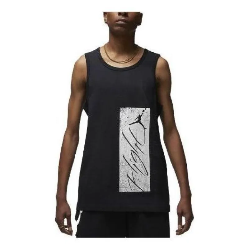 Air Jordan Essentials Graphic Tank Top 'Black' FJ2083-010 sold by KicksCrew
