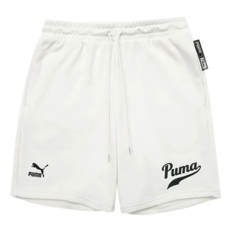 Puma Essential Sweat Shorts 'White' 536934-65 sold by KicksCrew