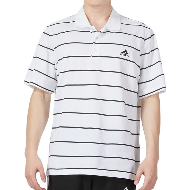 Adidas FI Stripe Polo Shirts 'White Black' IA8166 sold by KicksCrew product image thumbnail 3