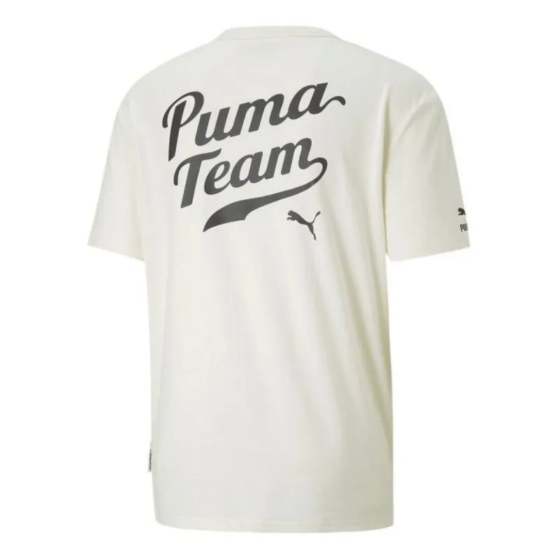 Puma Word Team Graphic Tee 'White' 536929-65 sold by KicksCrew