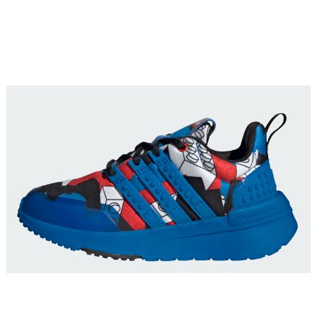 (GS) adidas Racer TR x LEGO 'White Shock Blue' GW0921 sold by KicksCrew