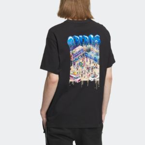 adidas originals x Monkey Kingdom GFX T-shirt 'Black' IP1791 sold by KicksCrew