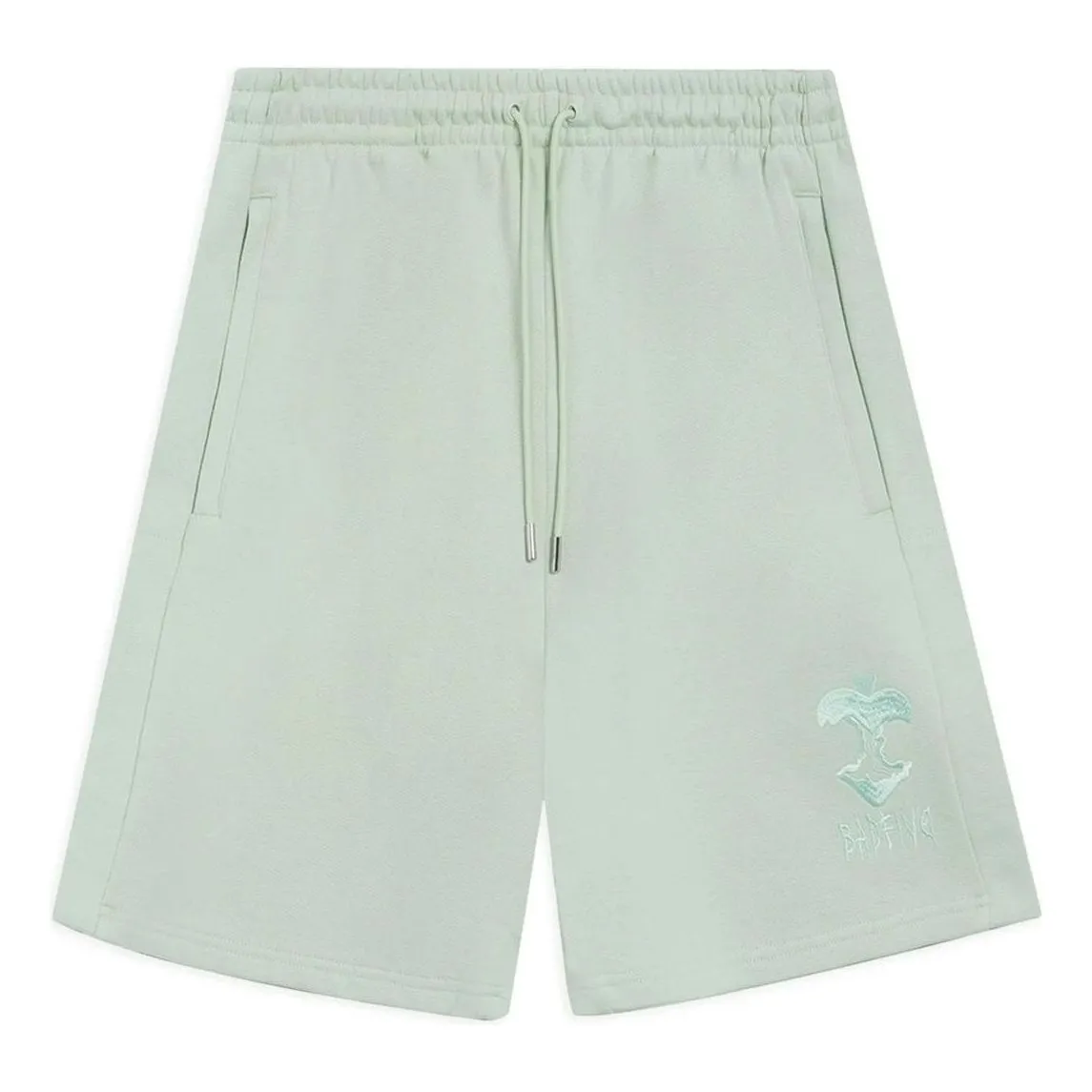 Li-Ning BadFive Embroidered Logo Shorts 'Light Green' AKSS375-2 sold by KicksCrew