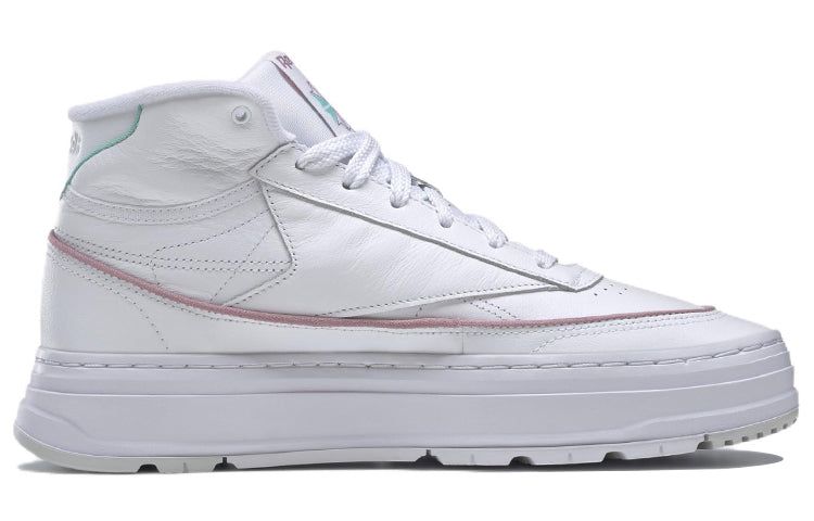 (WMNS) Reebok Club C Geo Mid 'White Lilac Teal' GZ4938 sold by KicksCrew product image thumbnail 2