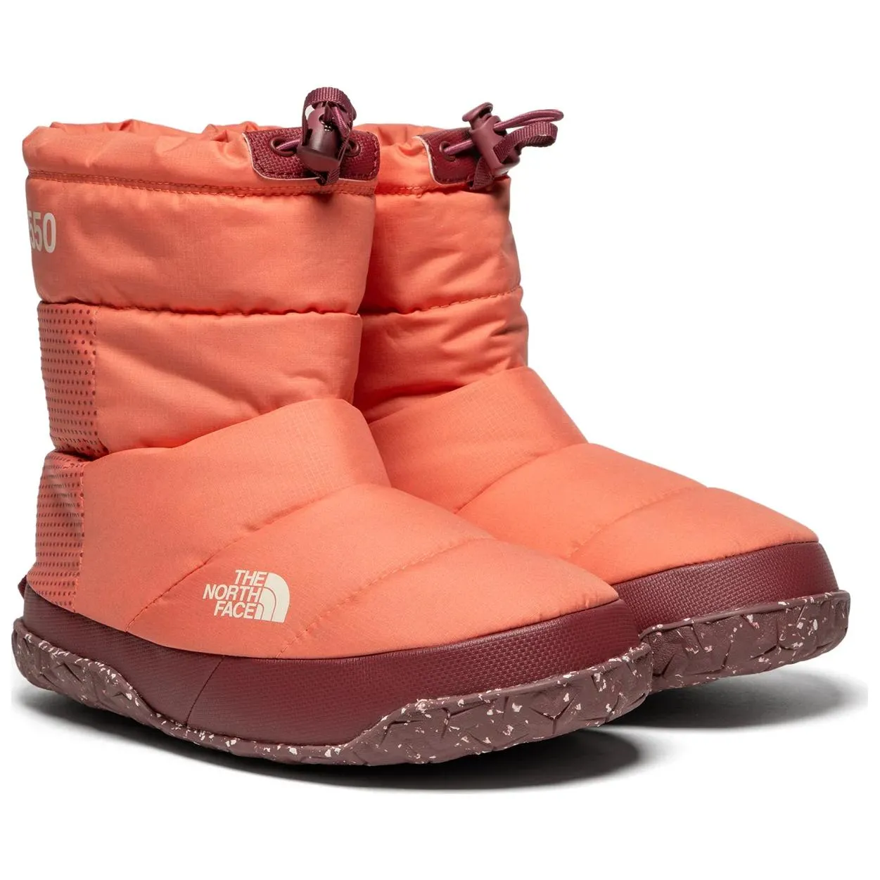 (WMNS) THE NORTH FACE Nuptse Apres Booties 'Coral Sunrise Wild Ginger' A5LWC-89X sold by KicksCrew product image thumbnail 3