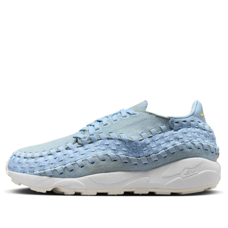 (WMNS) Nike Air Footscape Woven 'Washed Denim' FV6103-400 sold by KicksCrew