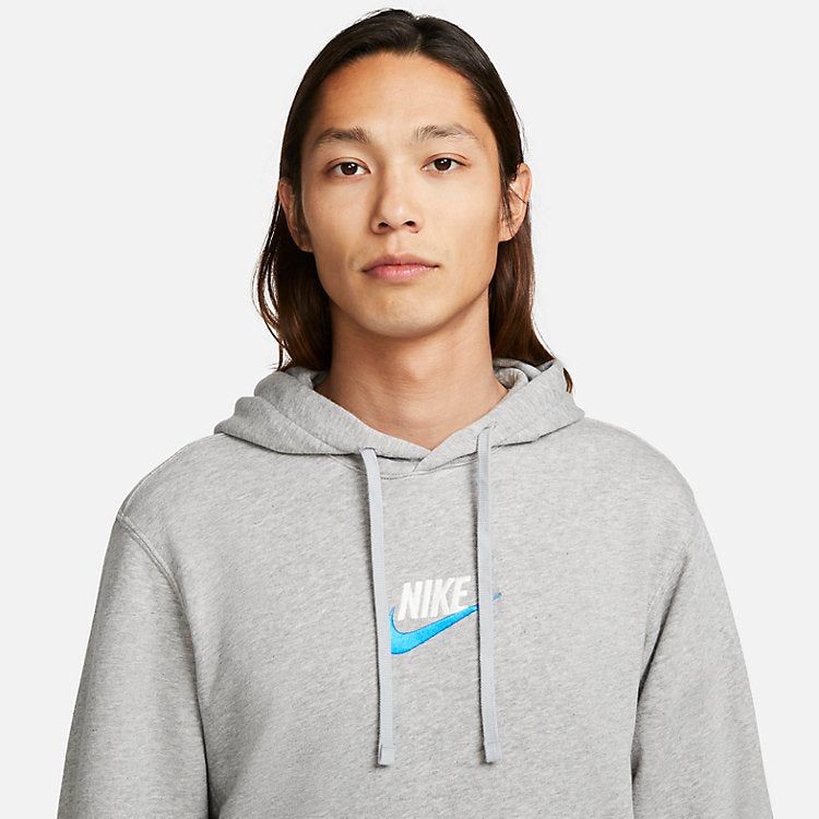 Nike Club Pullover Hoodie 'Light Grey' FB7789-063 sold by KicksCrew product image thumbnail 3