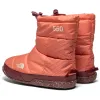 (WMNS) THE NORTH FACE Nuptse Apres Booties 'Coral Sunrise Wild Ginger' A5LWC-89X sold by KicksCrew