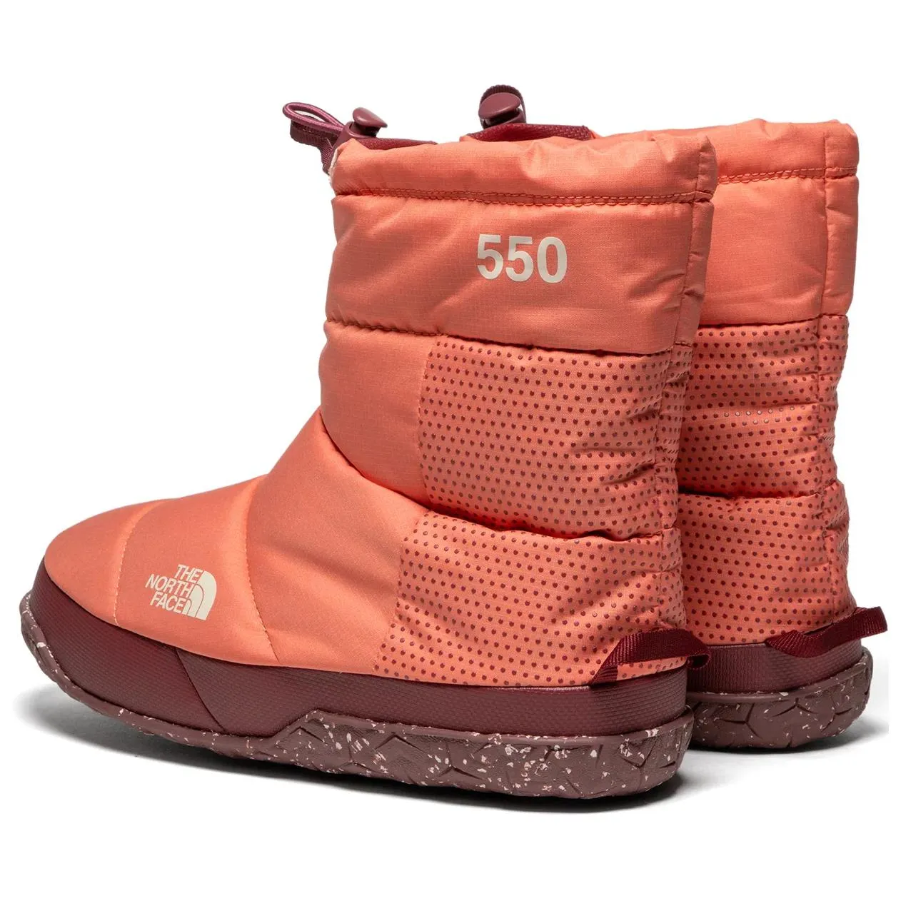 (WMNS) THE NORTH FACE Nuptse Apres Booties 'Coral Sunrise Wild Ginger' A5LWC-89X sold by KicksCrew product image thumbnail 4