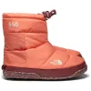 (WMNS) THE NORTH FACE Nuptse Apres Booties 'Coral Sunrise Wild Ginger' A5LWC-89X sold by KicksCrew