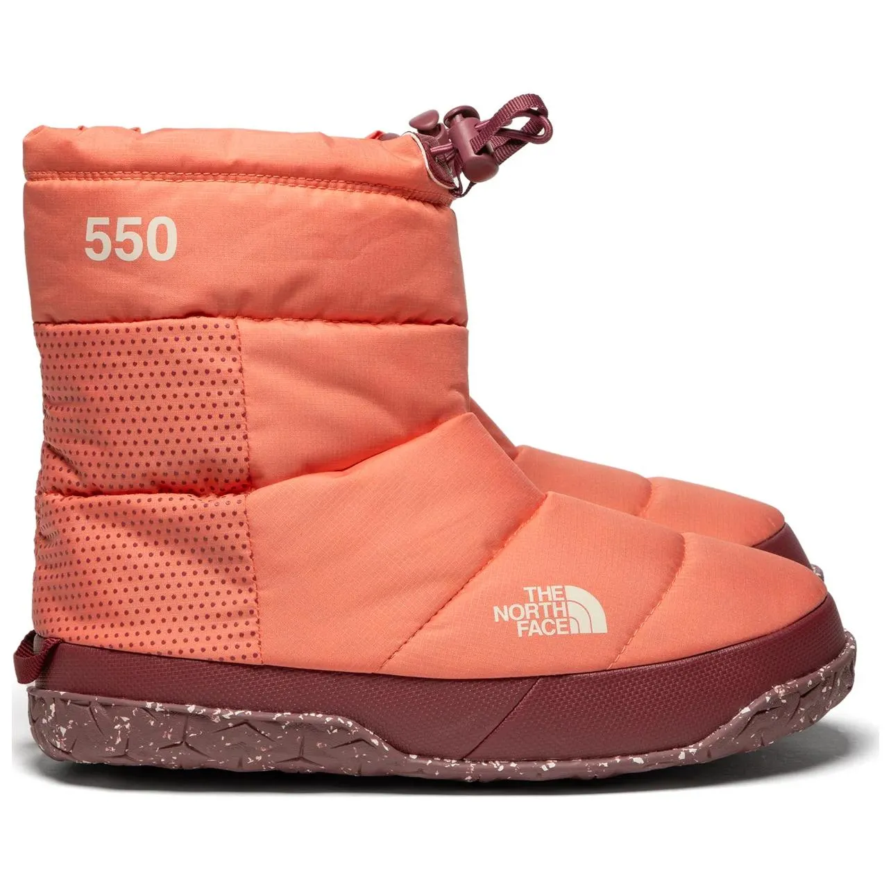 (WMNS) THE NORTH FACE Nuptse Apres Booties 'Coral Sunrise Wild Ginger' A5LWC-89X sold by KicksCrew product image thumbnail 2